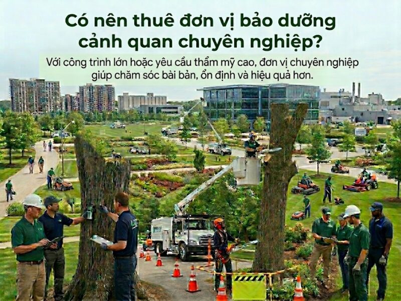 Bảo dưỡng cảnh quan có thật sự cần thiết? Những lợi ích nhiều người chỉ nhận ra khi quá muộn Bảo dưỡng cảnh quan