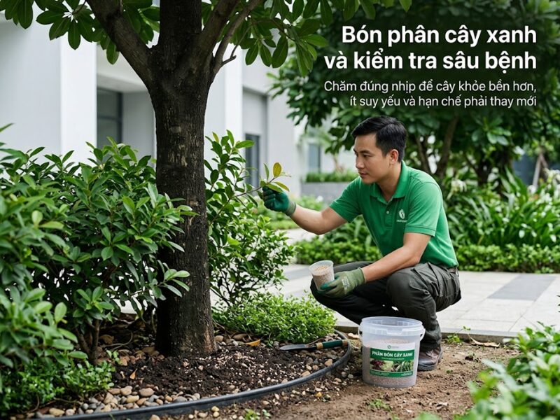 bảo dưỡng cảnh quan gồm những gì 