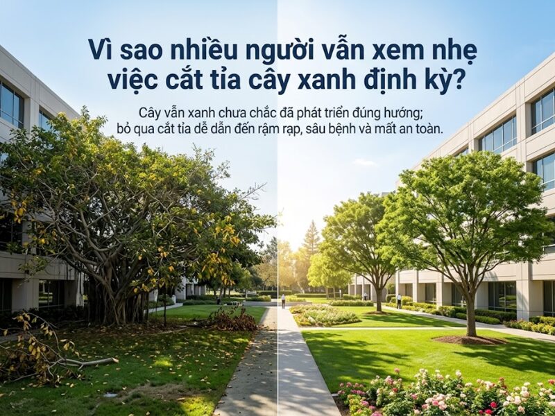 Cắt tỉa cây xanh định kỳ có thật sự cần thiết? 7 lợi ích nhiều người đang bỏ qua cắt tỉa cây xanh định kỳ