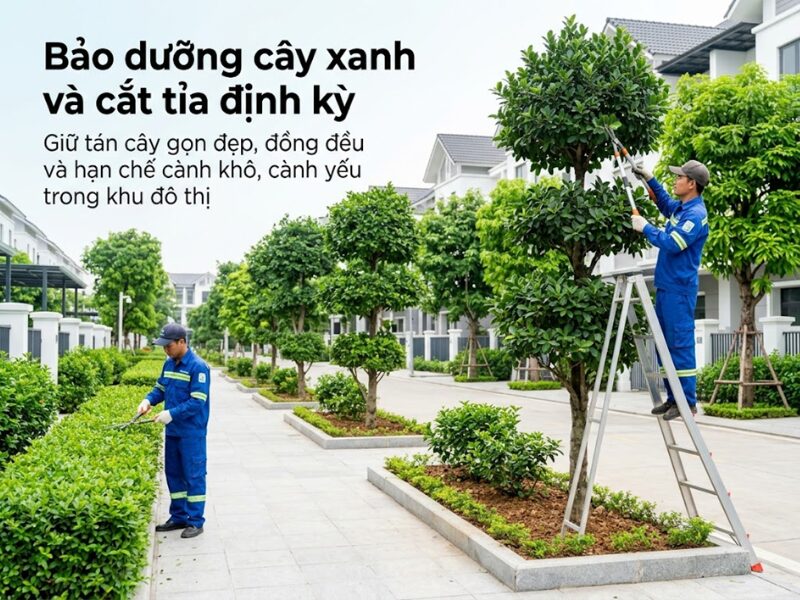 chăm sóc cây xanh đô thị 