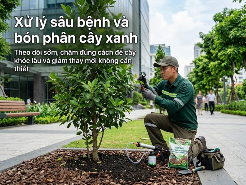 chăm sóc cây xanh đô thị 