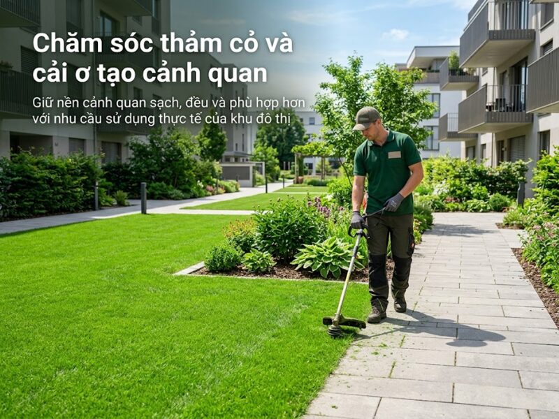 chăm sóc cây xanh đô thị 