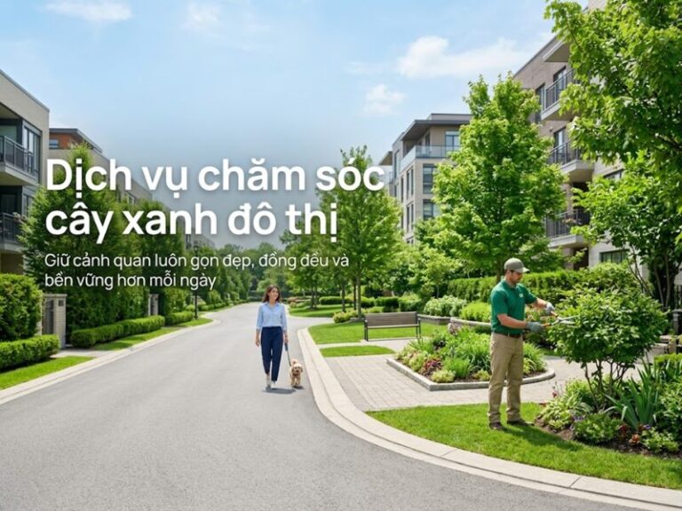chăm sóc cây xanh đô thị