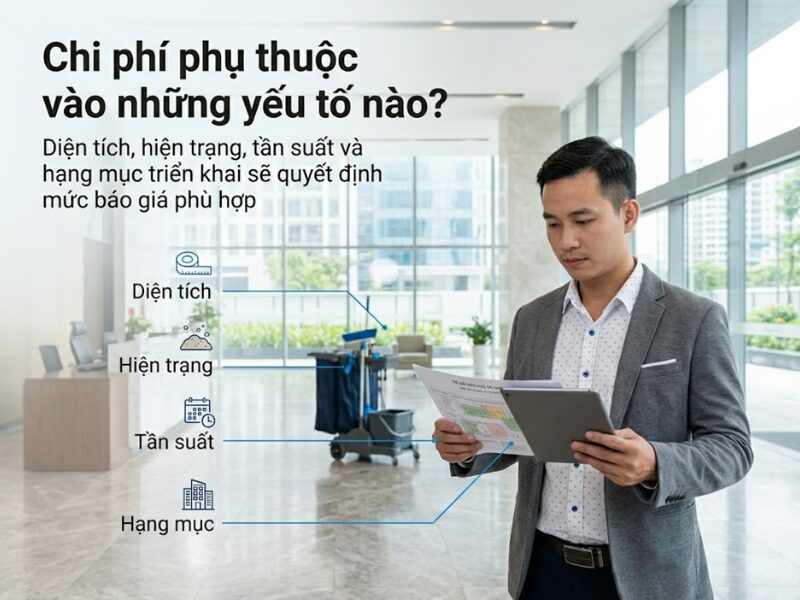 chi phí vệ sinh công nghiệp 