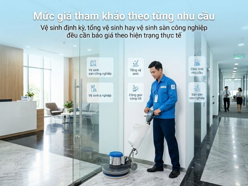 chi phí vệ sinh công nghiệp 