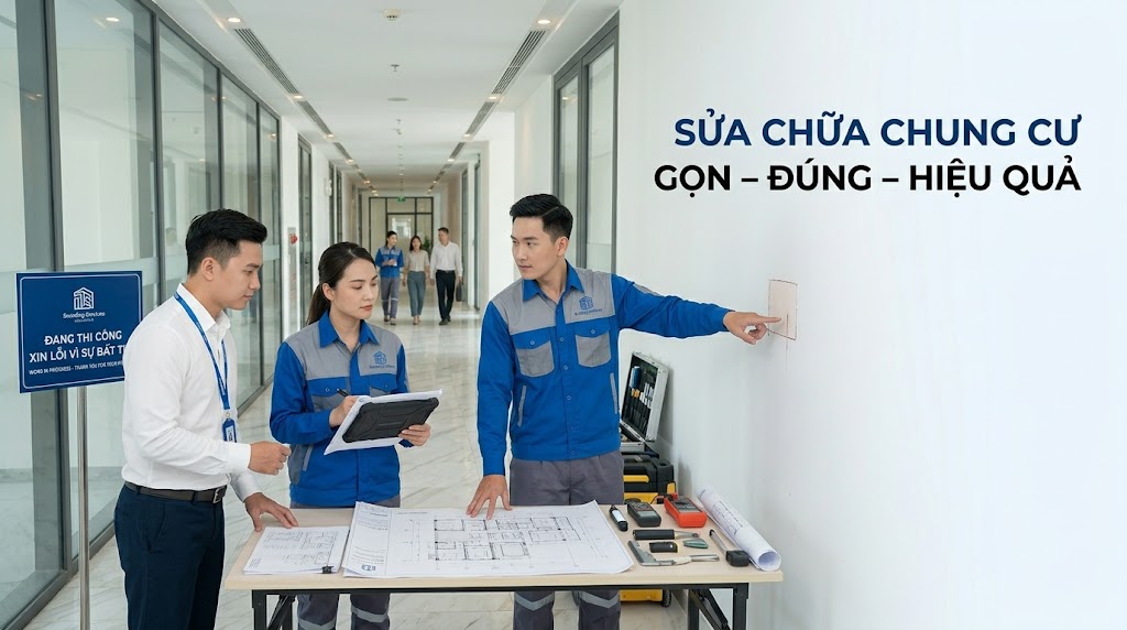 Dịch vụ sửa chữa chung cư uy tín, chuyên nghiệp cùng TTC Group