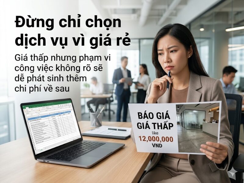 những sai lầm khi thuê dịch vụ vệ sinh 