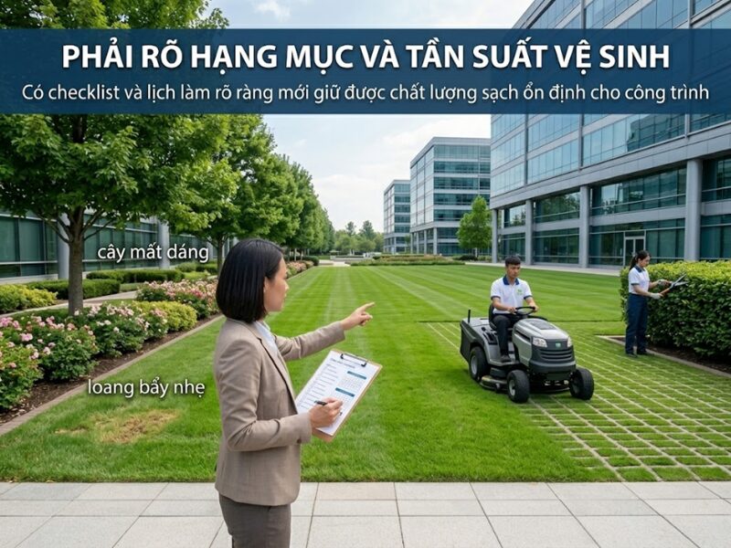 những sai lầm khi thuê dịch vụ vệ sinh 