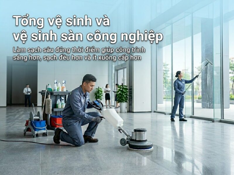quy trình vệ sinh công nghiệp 