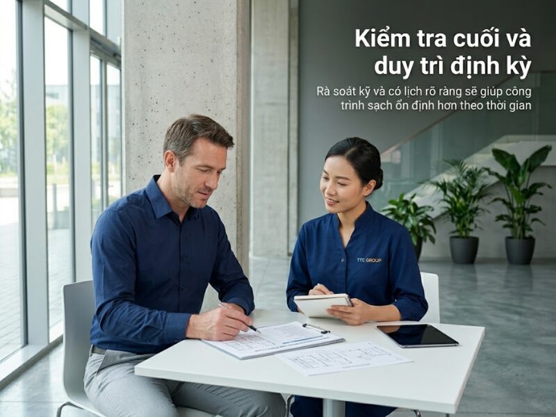 quy trình vệ sinh công nghiệp 