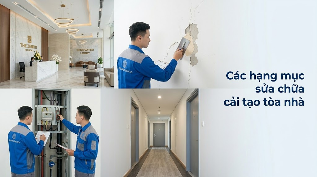 Sửa chữa cải tạo tòa nhà uy tín, chuyên nghiệp cùng TTC Group Sửa chữa cải tạo tòa nhà uy tín, chuyên nghiệp cùng TTC Group