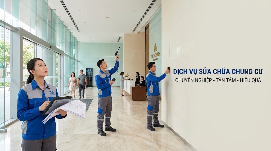 Sửa chữa hệ thống kỹ thuật tòa nhà nhanh, đúng lỗI, đúng quy trình Sửa chữa hệ thống kỹ thuật tòa nhà nhanh, đúng lỗI, đúng quy trình