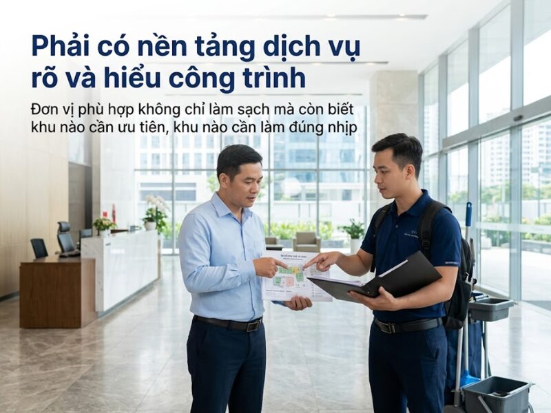 tiêu chí chọn công ty vệ sinh công nghiệp 