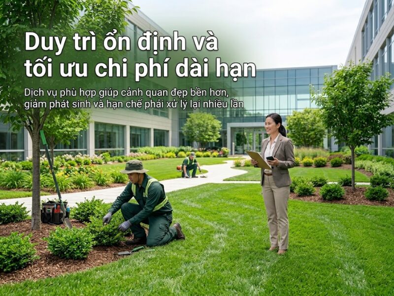 tiêu chí chọn đơn vị chăm sóc cây xanh