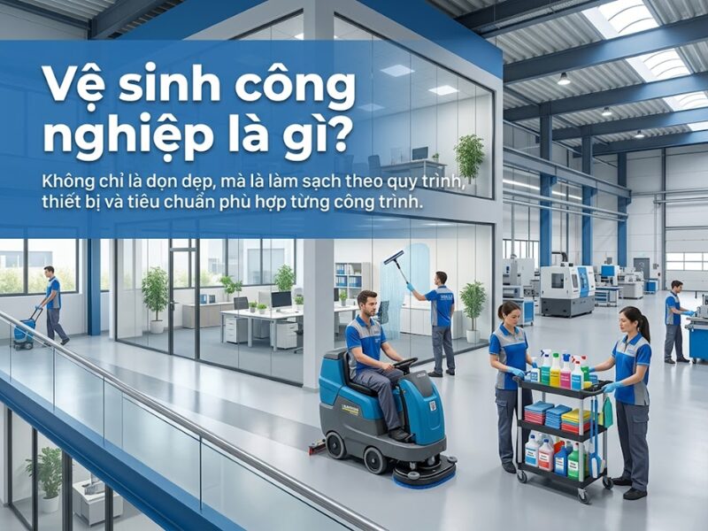 Vệ sinh công nghiệp là gì? 5 điều doanh nghiệp thường hiểu chưa đủ vệ sinh công nghiệp công nghiệp là gì
