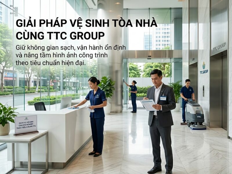 vệ sinh tòa nhà 
