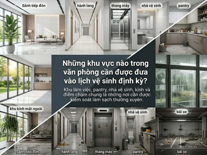 vệ sinh văn phòng định kỳ 