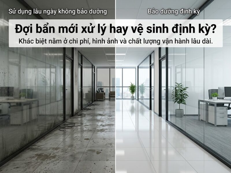 vì sao nên vệ sinh theo định kỳ 